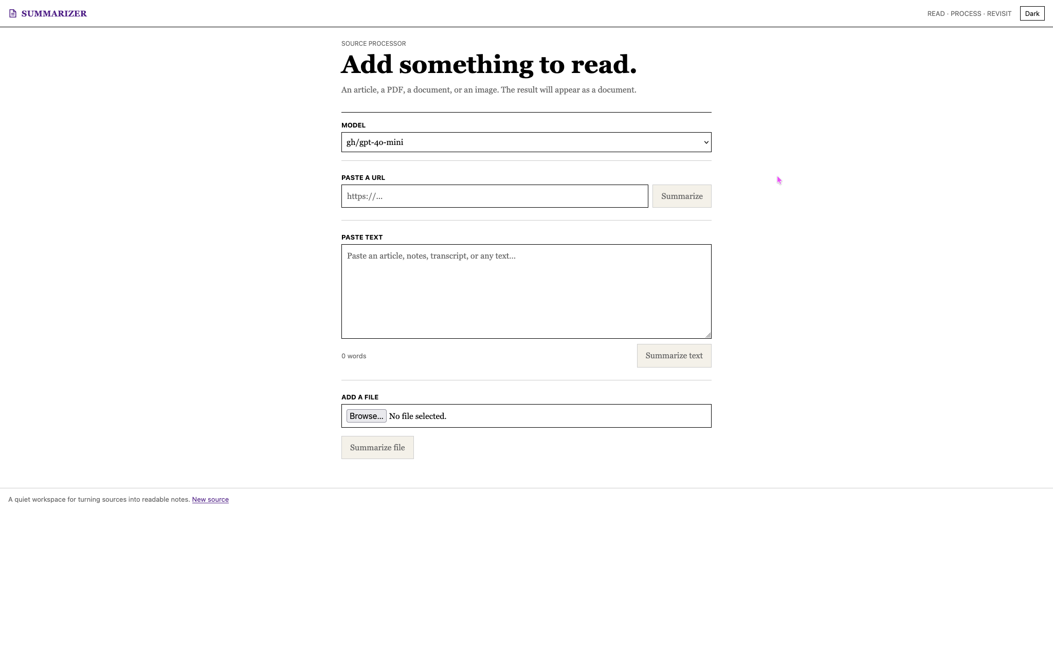 AI Summarizer — 1
